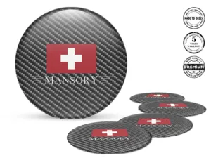 Mansory Aufkleber auf Felgen Individuelle Epoxy-Ausgabe